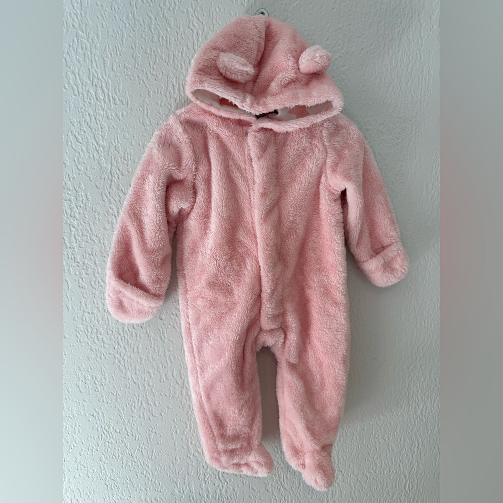Magnetic Me Pink Fleece Bunting Snowsuit
